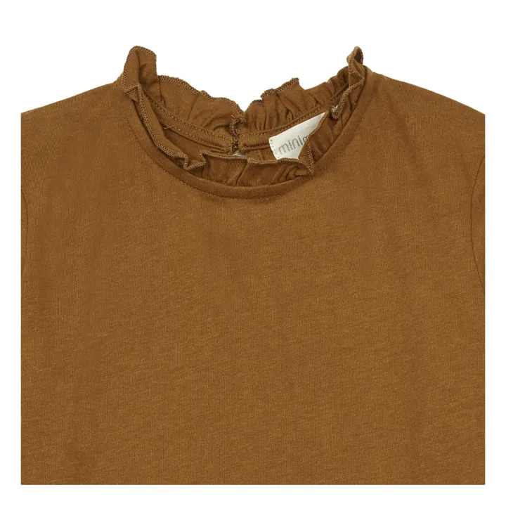 T-shirt Ingunn cotone bio | Caramello- Immagine del prodotto n°1