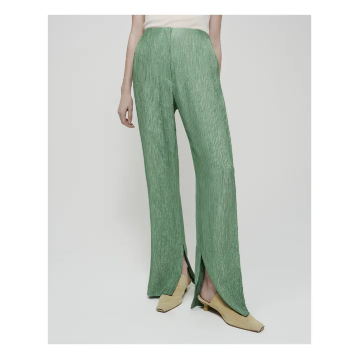 Tabbie Pleated  Trousers  | Green- Product image n°5