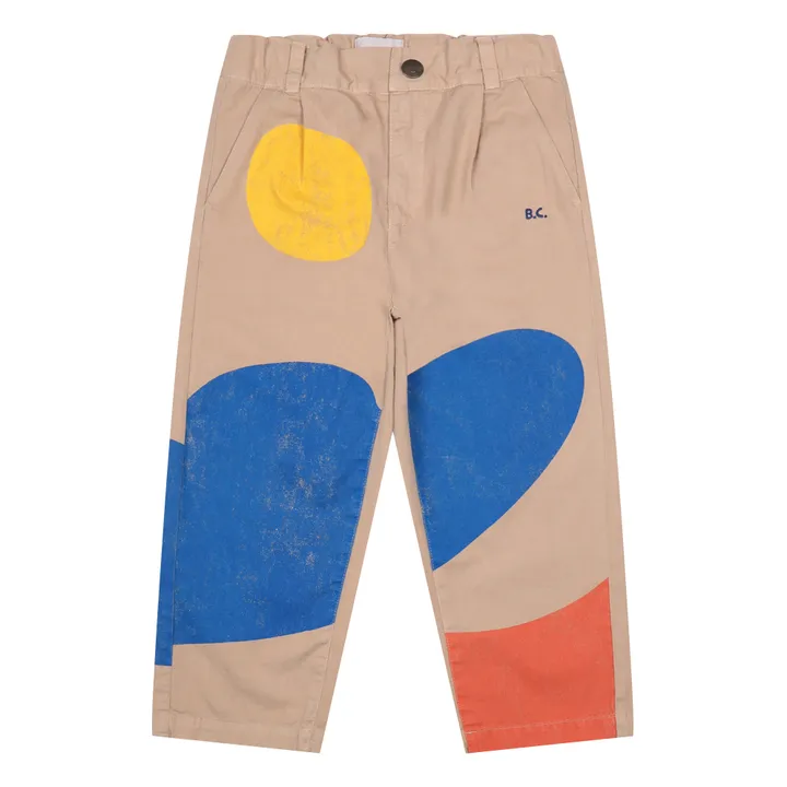 Organic Cotton Trousers  | Beige- Product image n°0