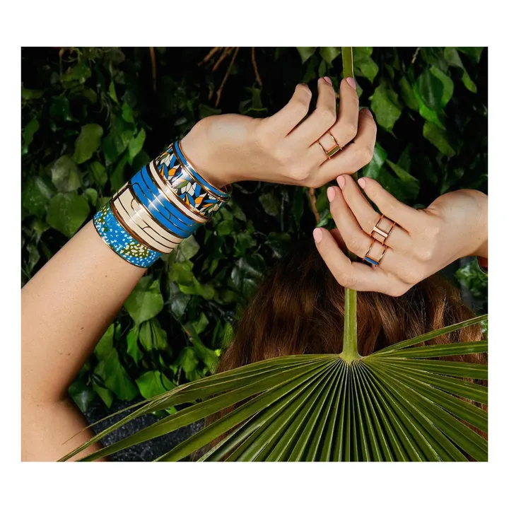 Bagheera Bracelet  | Peacock blue- Product image n°1
