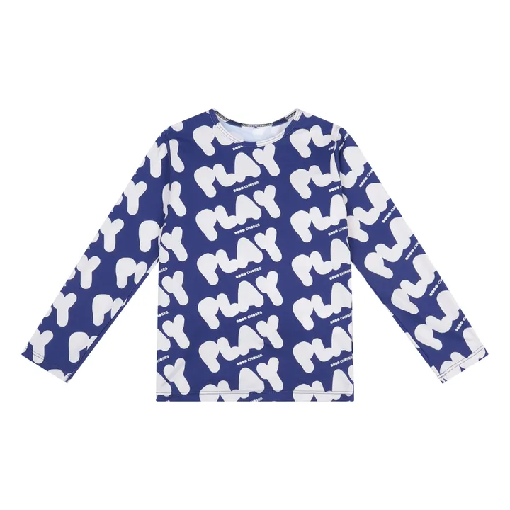 T-Shirt Anti-UV Nylon Recyclé Play | Bleu marine- Image produit n°0