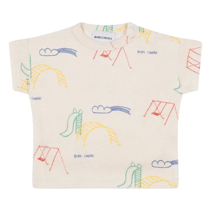 T-Shirt Eponge Coton Bio | Ecru- Image produit n°0