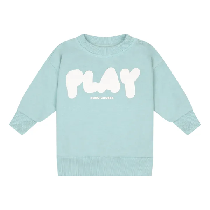 Suéter algodón orgánico Play Bebé | Azul Cielo- Imagen del producto n°0
