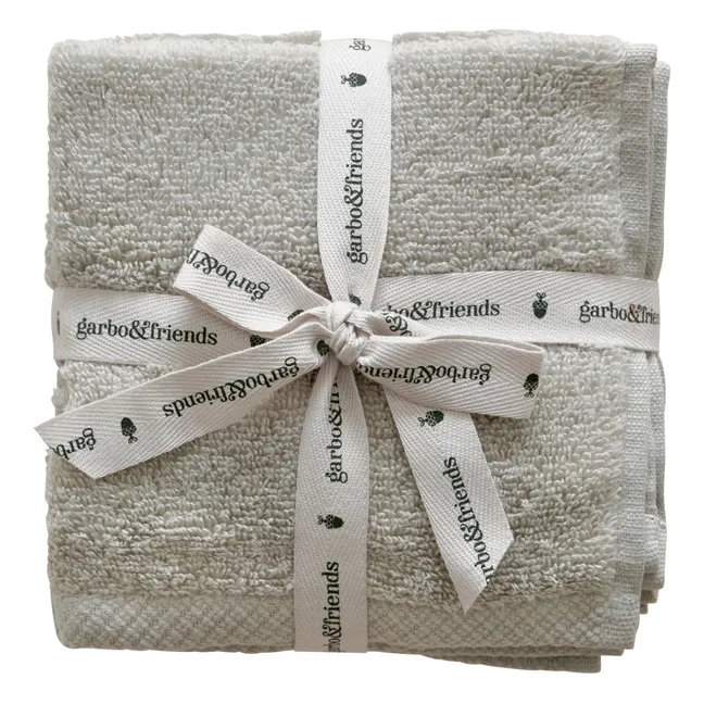 Asciugamani per gli invitati - Set da 3 | Verde chiaro