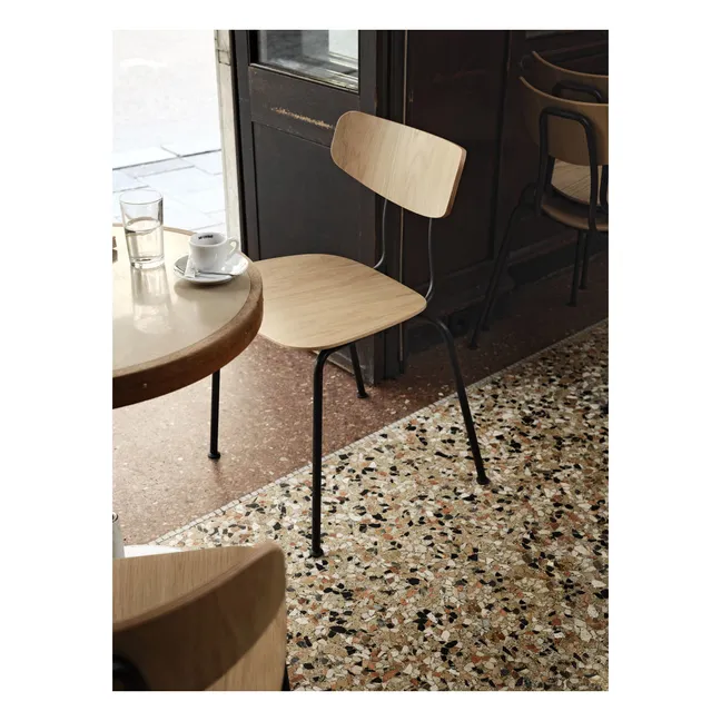 Chaise Moca - piètement noir - Jasper Morrison | Chêne