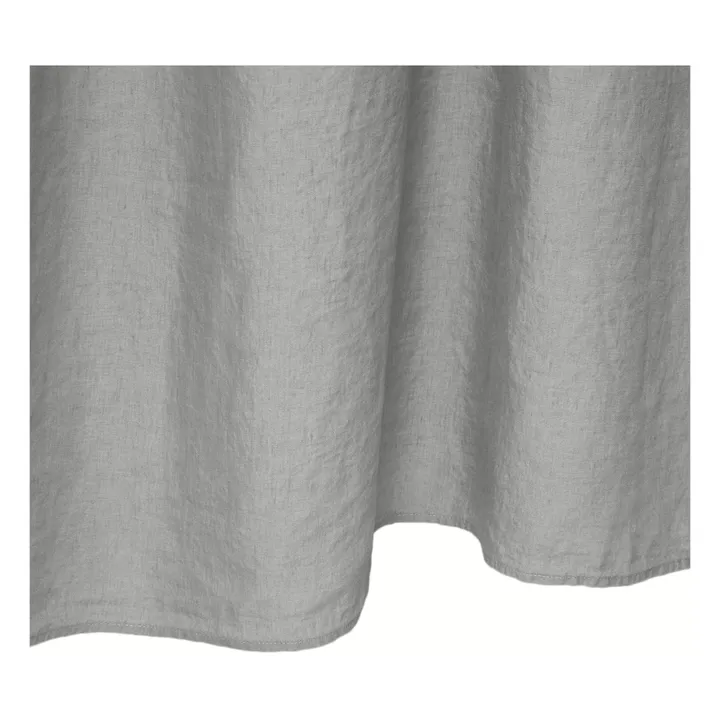Cortina fruncida de lino lavado | Gris graphite- Imagen del producto n°3