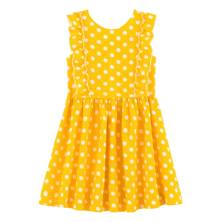 Marissa Linen Dress  | Yellow- Product image n°0