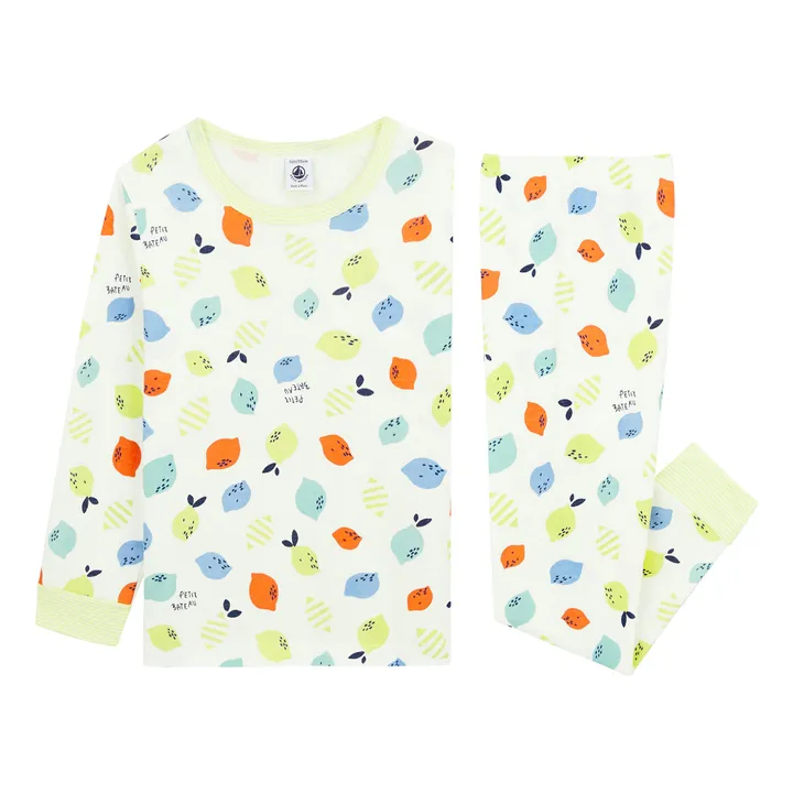 Pyjama Mastic Coton Bio | Blanc- Image produit n°2