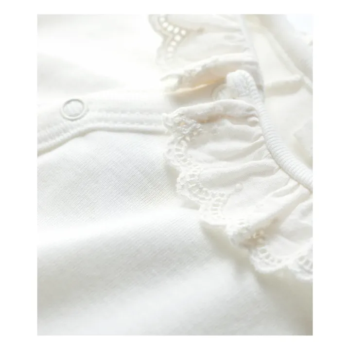 Body Mouette Coton Bio | Blanc- Image produit n°1