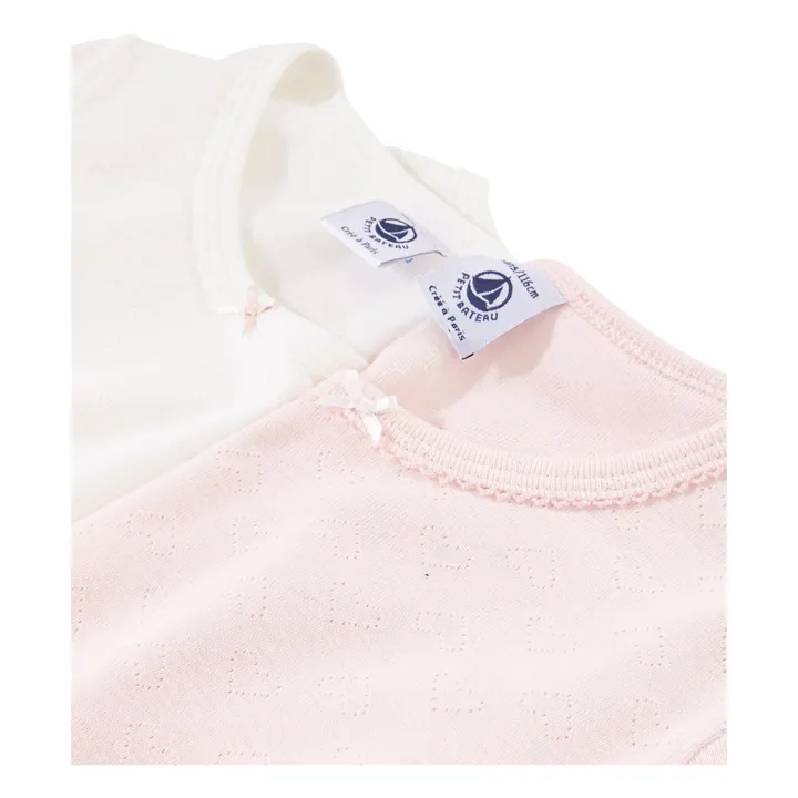 T-Shirt Loving Bio-Baumwolle 2er-Pack | Rosa- Produktbild Nr. 1