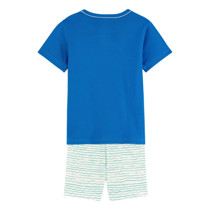 Pijama Corto Mayonesa | Azul- Imagen del producto n°3