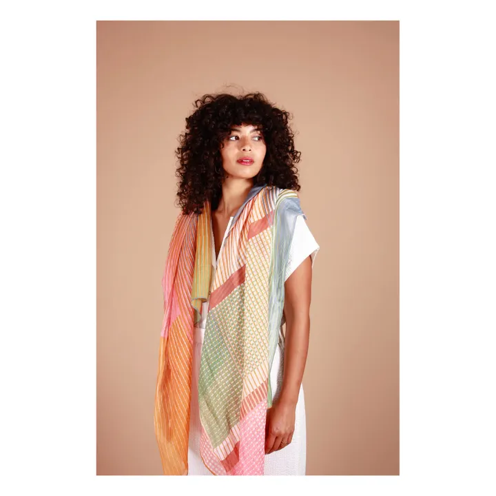 Vibrant Scarf  | Terracotta- Product image n°1