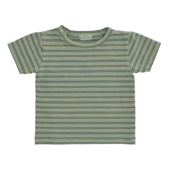T-Shirt aus Bio-Baumwolle Tyfo | Graublau- Produktbild Nr. 0