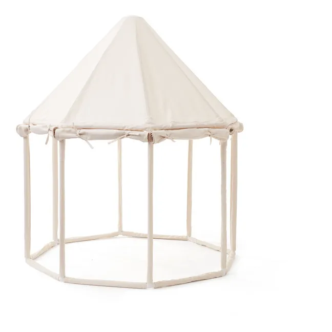 Cotton Canvas and Wood Tent | Off white
