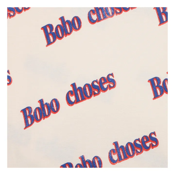 T-shirt Bobo Choses Coton Bio - Collection Femme  | Ecru- Image produit n°4
