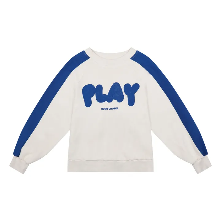 Sweatshirt Play aus Bio-Baumwolle - Damenkollektion  | Blau- Produktbild Nr. 0