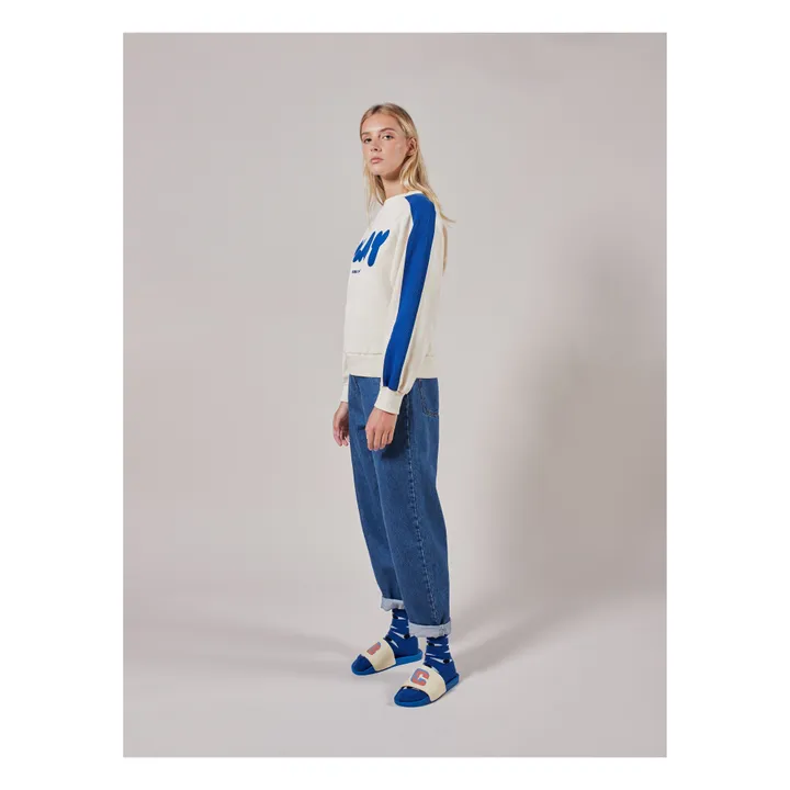 Sweatshirt Play aus Bio-Baumwolle - Damenkollektion  | Blau- Produktbild Nr. 2