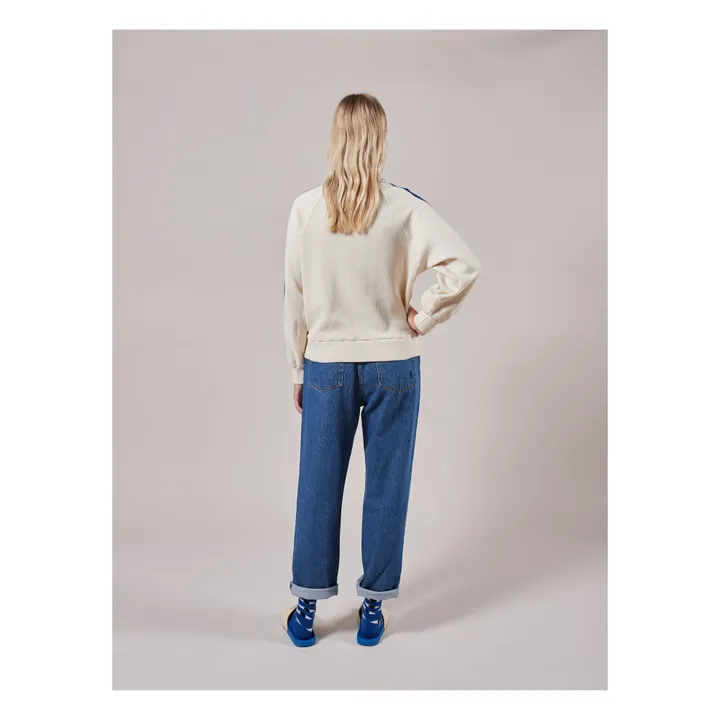 Sweatshirt Play aus Bio-Baumwolle - Damenkollektion  | Blau- Produktbild Nr. 3