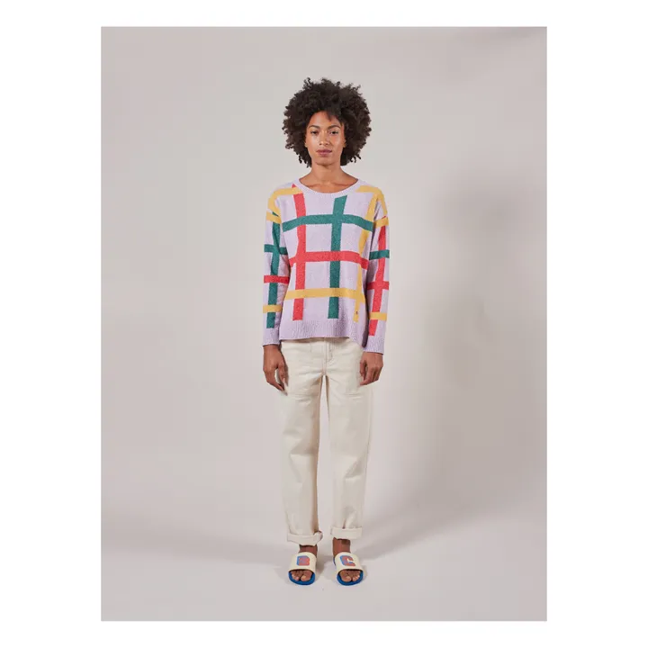 Suéter Multicolor Printed Check - Colección Mujer  | Parma- Imagen del producto n°1