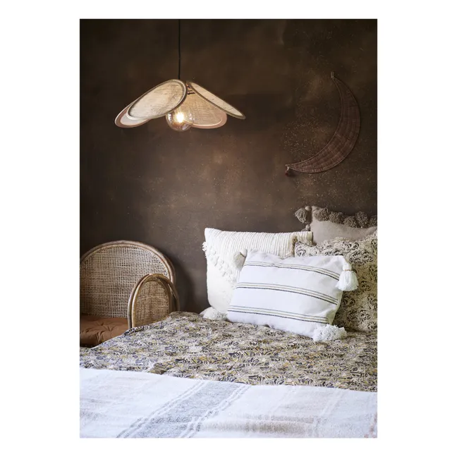 Coussin d'assise rayé | Caramel