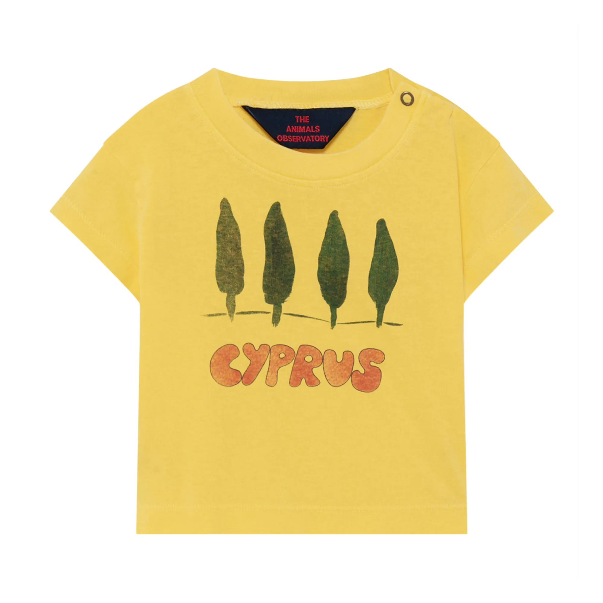 The Animals Observatory Yellow Cyprus T-Shirt Rooster