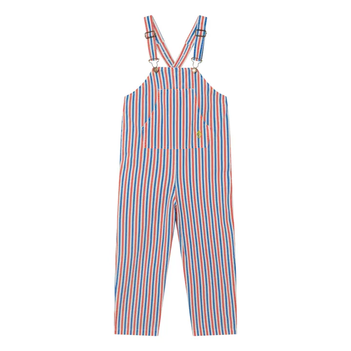 Mammoth Striped Overalls  | Red- Product image n°0