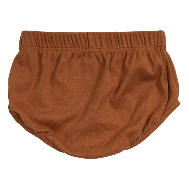 Smoelf Organic Cotton Bloomers  | Camel- Product image n°3