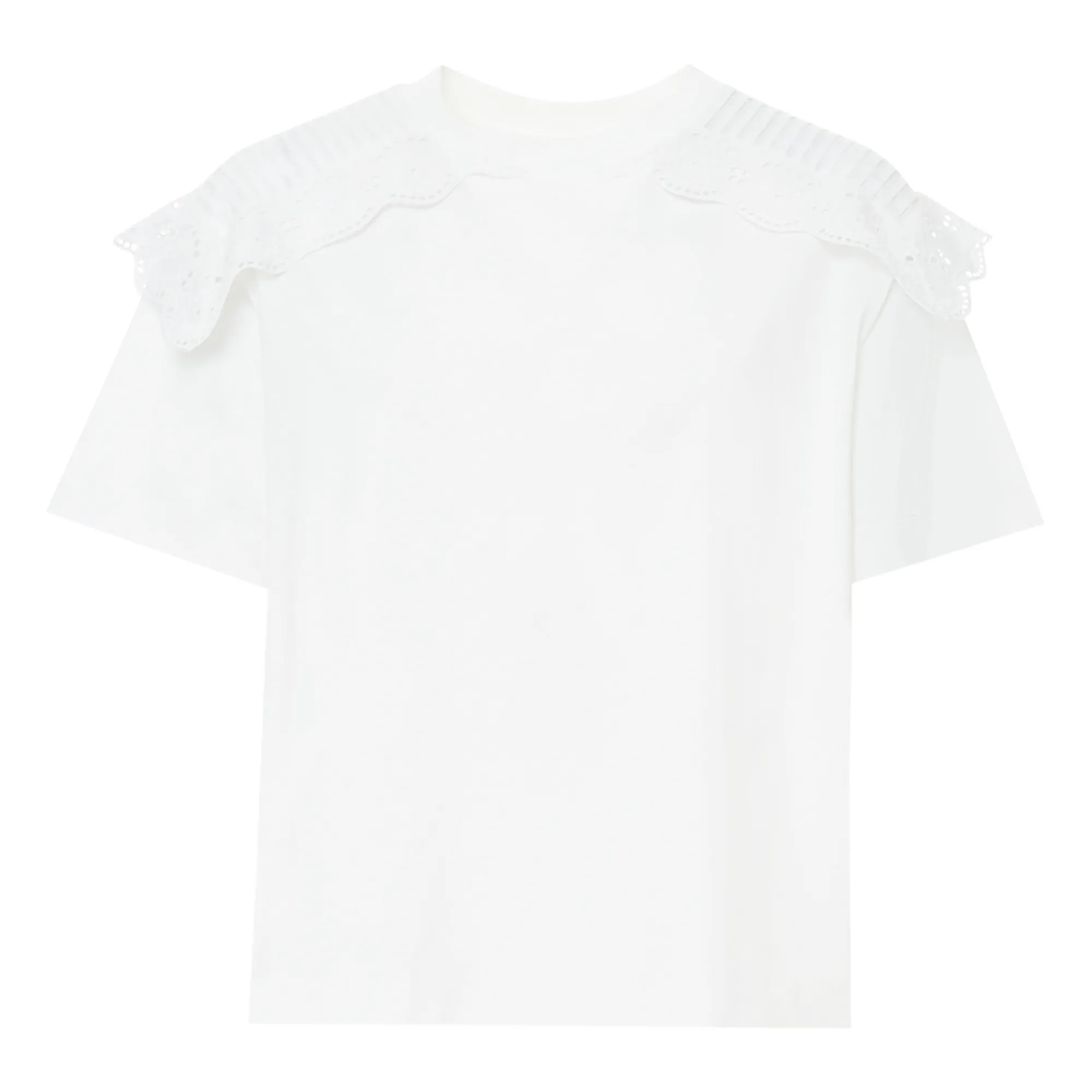 See By Chloé White Lace Top