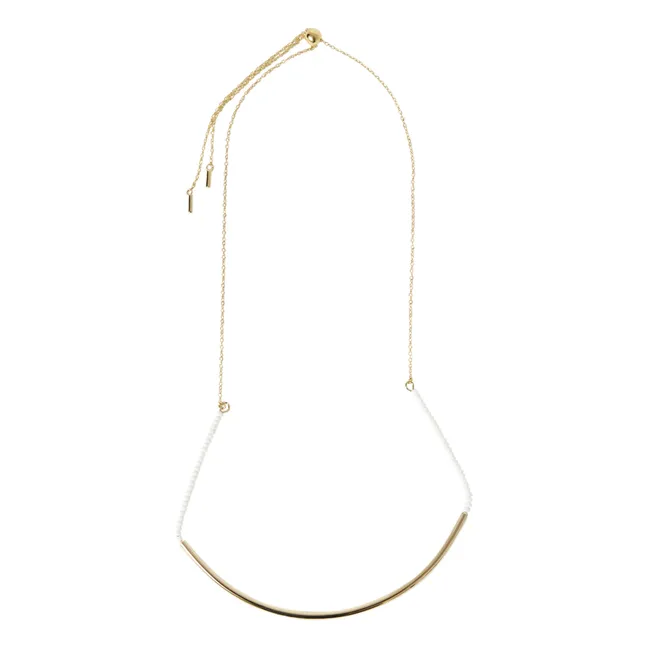 Shanga Necklace  | White