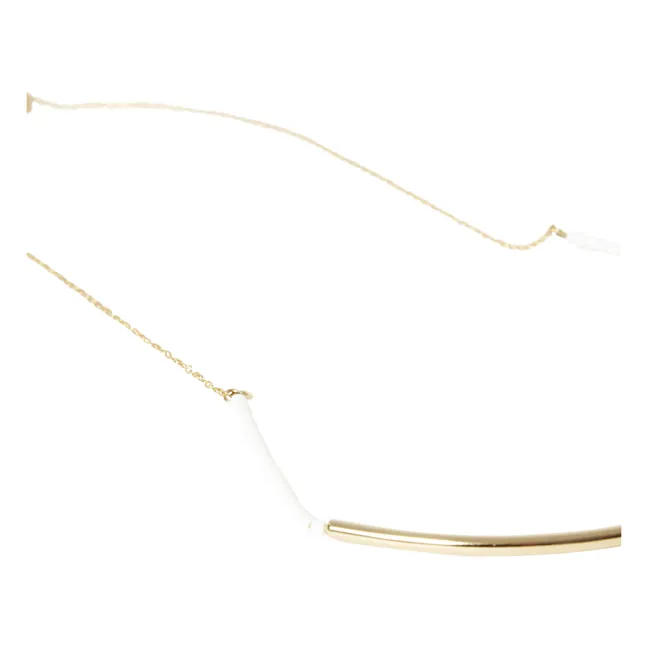 Shanga Necklace  | White