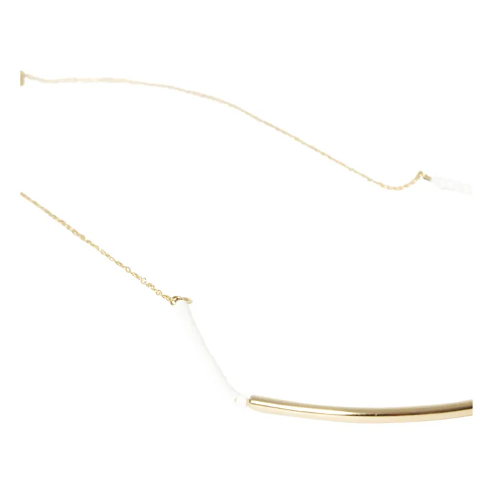 Halskette Shanga | Weiß- Produktbild Nr. 1