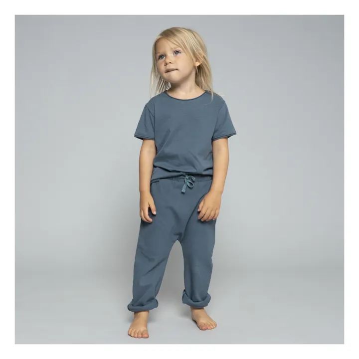 T-Shirt Lyn Coton Bio | Bleu gris- Image produit n°2