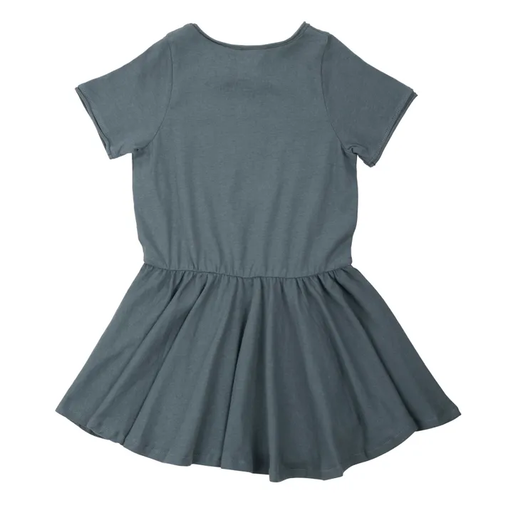 Vestido Lilja algodón orgánico | Azul Noche- Imagen del producto n°2