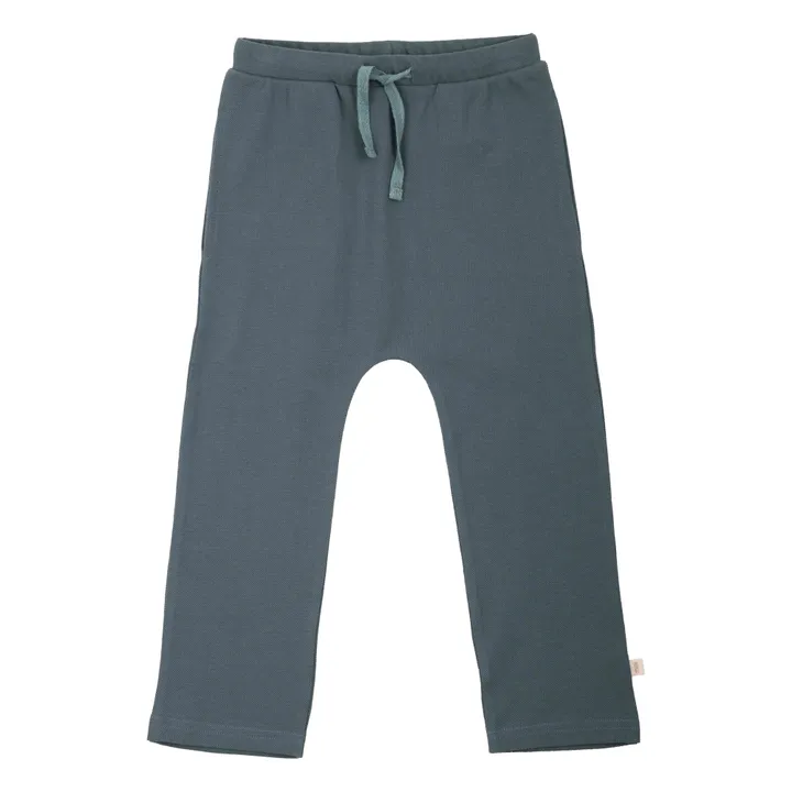 Esrum Organic Cotton Trousers  | Midnight blue- Product image n°0