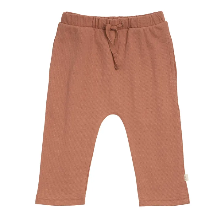 Esrum Organic Cotton Trousers  | Orange- Product image n°0