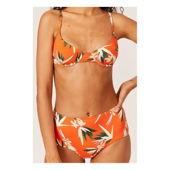Top de bikini Ginger | Naranja