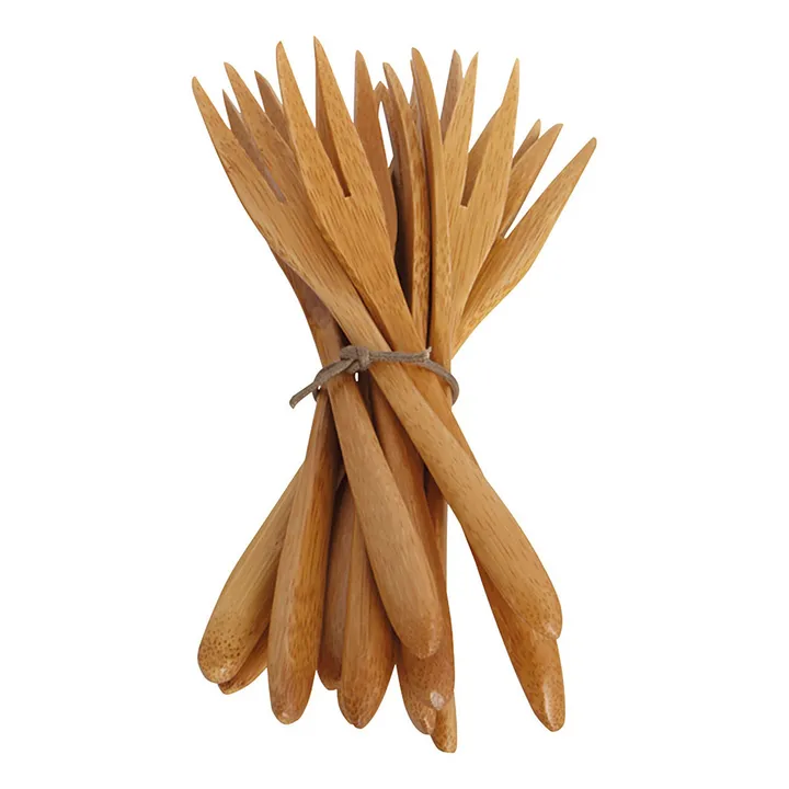 Tenedores Bambú - Juego de 12- Imagen del producto n°0