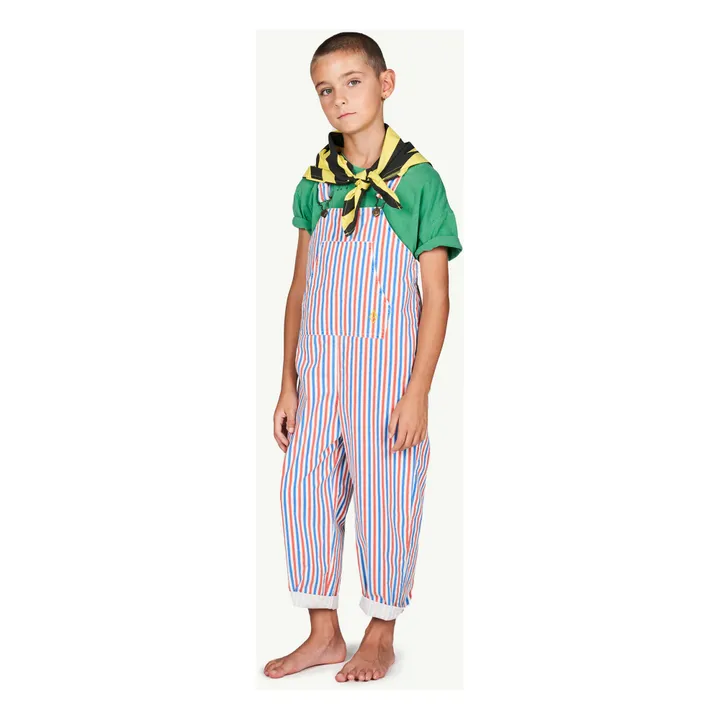 Mammoth Striped Overalls  | Red- Product image n°1