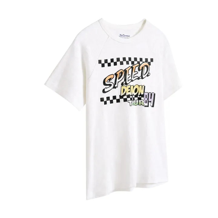 Mike Speed T-shirt  | White- Product image n°1