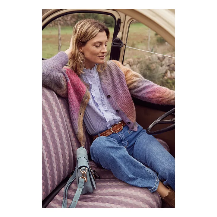 Vanessa Bruno Cardigan Reseda Baby in alpaca e lana merino