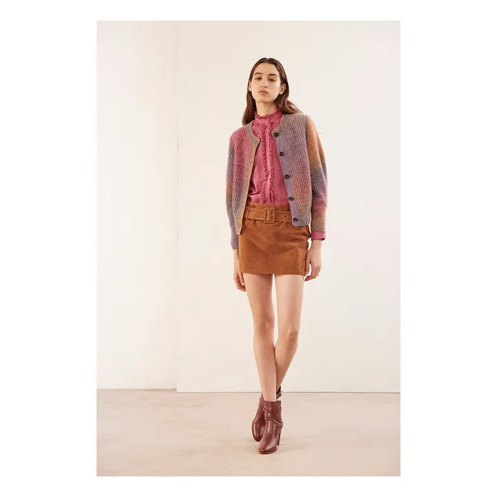 Vanessa Bruno Cardigan Reseda Baby in alpaca e lana merino