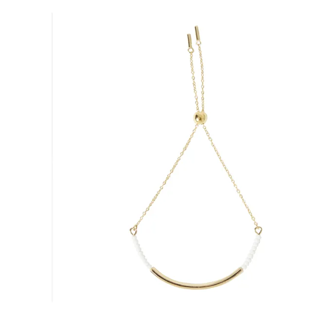 Bracelet Ajustable Shanga | Blanc