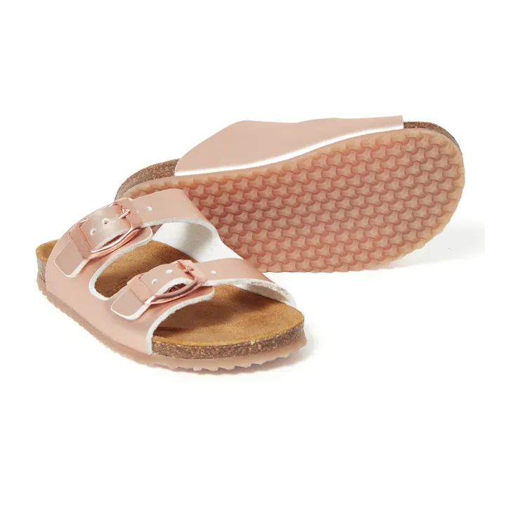 Two Con Me - Double Buckle Sandals | Pink Gold- Product image n°2