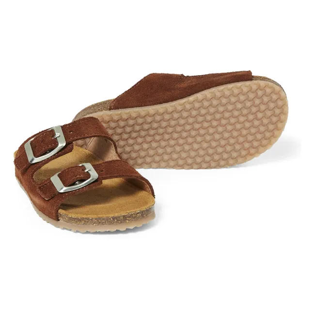 Two Con Me - Sandalias Hebilla Doble | Marrón