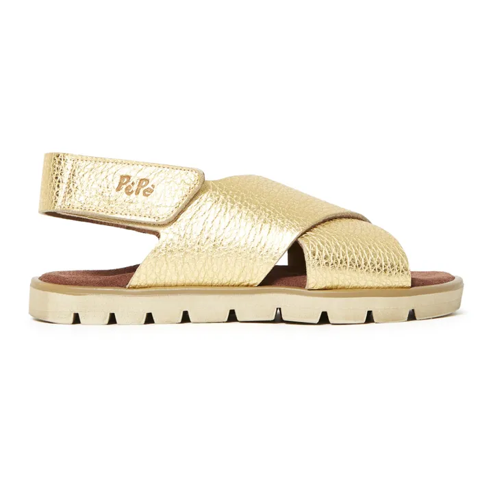 Crossed Sandals | Gold- Product image n°0