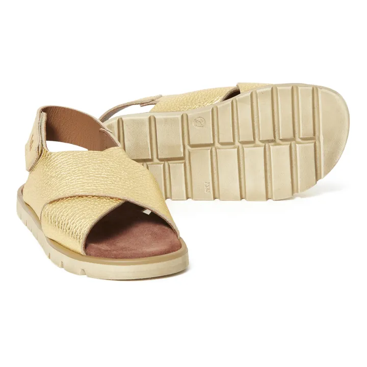 Crossed Sandals | Gold- Product image n°2