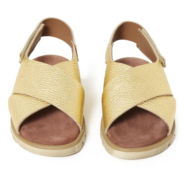 Crossed Sandals | Gold- Product image n°3