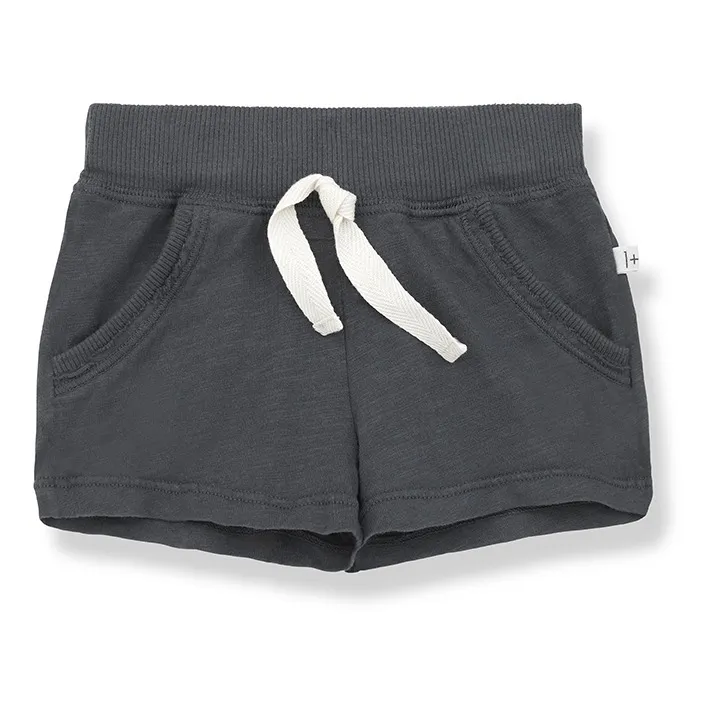1+ In The Family Charcoal Grey Luis Shorts