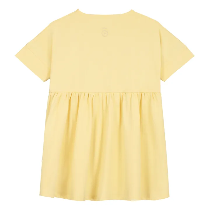 Organic Cotton Dress  | Pale yellow- Product image n°1