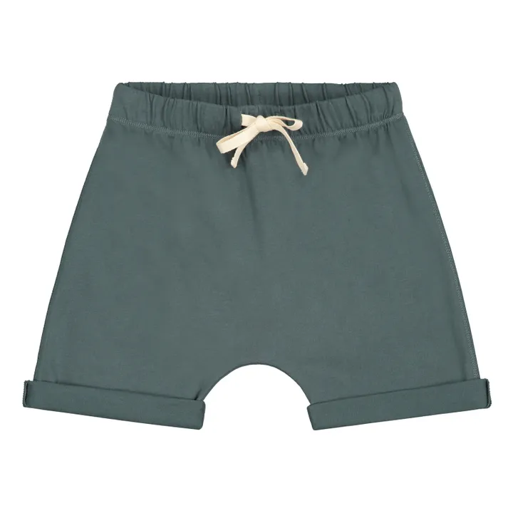 Organic Cotton Shorts  | Grey blue- Product image n°0